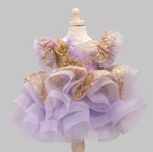 Yusra Dress In Lavender